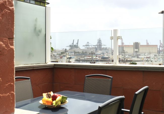 Apartamento en Las Palmas de Gran Canaria - Duplex with port views terrace By CanariasGetaway 