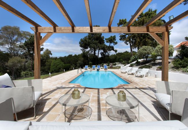 Villa en Costa de Caparica - Finca en la playa, vista al mar a 2 pasos de Lisboa