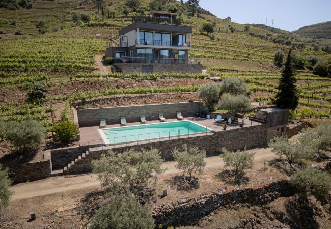 Villa en Folgosa - Villa con piscina, barbacoa y vistas panorámicas