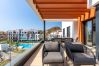 Apartamento en Fuengirola - Penthouse Middle Views | Lujo, piscina de terraza, vista del mar