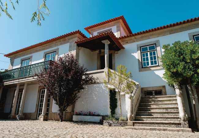 Villa en Armamar - Mansión con piscina climatizada e asador