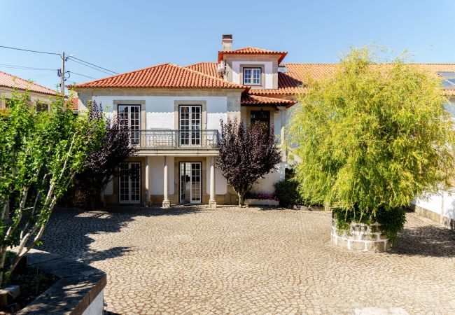 Villa en Armamar - Mansión con piscina climatizada e asador