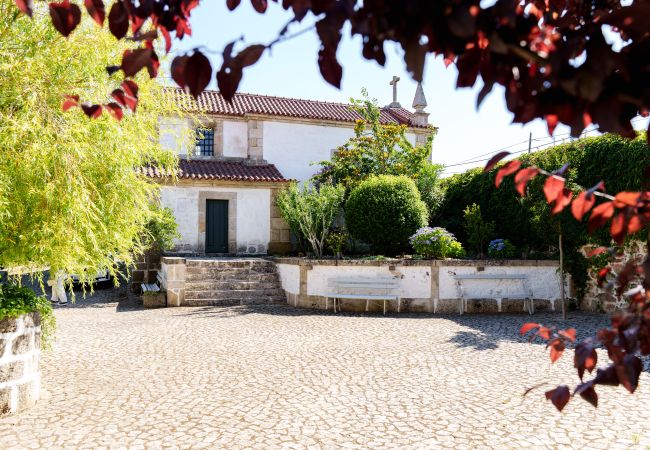 Villa en Armamar - Mansión con piscina climatizada e asador