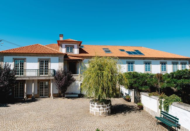 Villa en Armamar - Mansión con piscina climatizada e asador