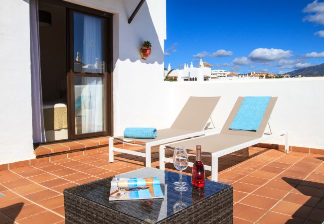 Apartamento em Estepona - Golf Hills Marbella - Beautiful decorated incl. lounge terrace