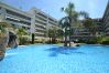 Apartamento em Salou - Jardines Paraisol: 2 habs, amplia terraza, residencia de calidad con bonita piscina, a unos minutos de las playas y comercios Salou