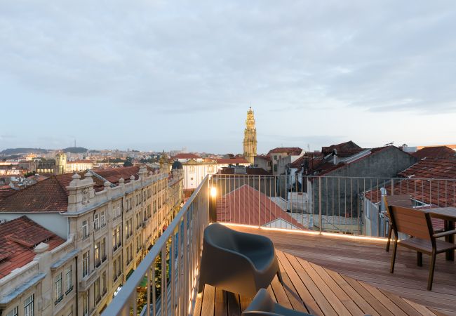 Apartamento em Porto - Galerias Fashion Nightlife Flat (Varanda, Terraço)