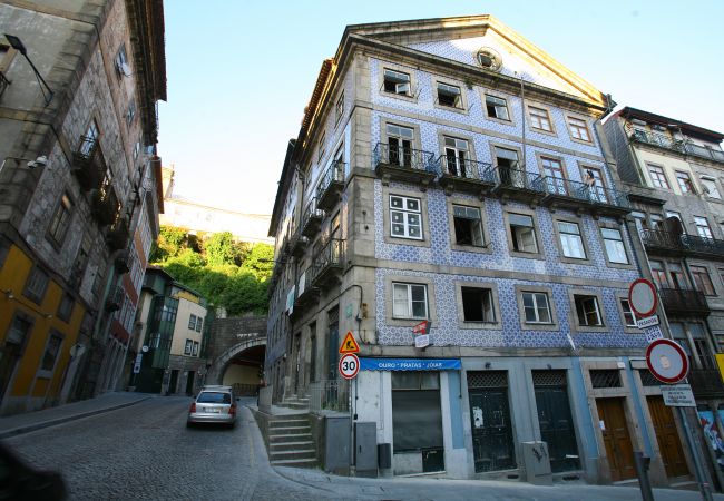 Apartamento em Porto - Ribeira Vintage Duplex (AC, Varanda)