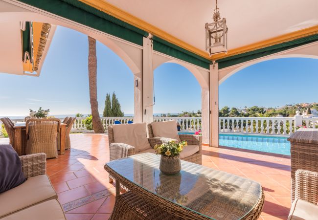 Villa em Mijas Costa - Villa Panorama – Oásis com Vista Mar e Piscina Privada, Mijas Costa