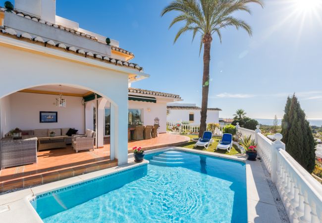 Villa em Mijas Costa - Villa Panorama – Oásis com Vista Mar e Piscina Privada, Mijas Costa