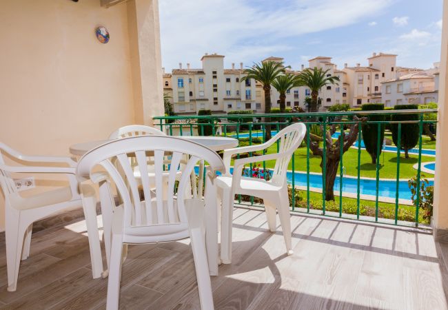 Apartamento em Javea / Xàbia - Isla Saint Tropez Apartment Javea Arenal,  with Pool, Wifi, AC and recently Refurbished