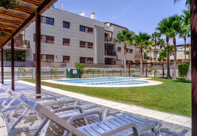 Apartamento em Javea / Xàbia - Golden Star Apartment Javea Arenal, with Terrace, AC and Community Pool