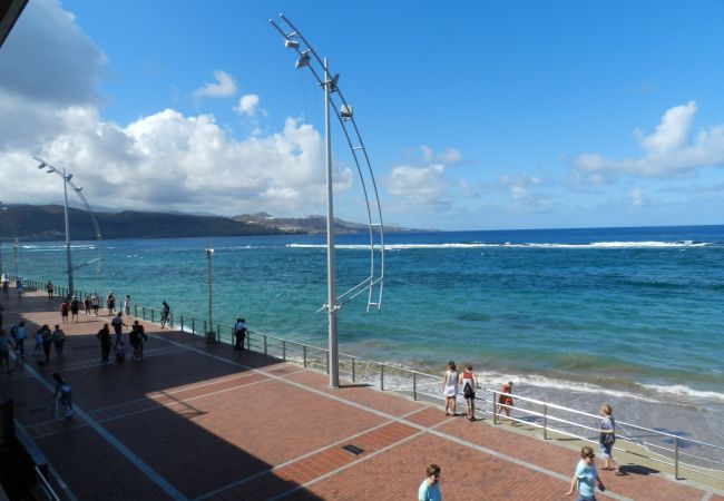 Дом на Лас Пальмас де Гран Канариа / Las Palmas de Gran Canaria - Vista Dorada al mar balcón-Wifi By Canariasgetaway
