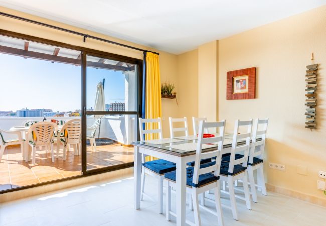 Апартаменты на Benalmádena - Pueblo Evita III, Benalmadena - 3 BED / 2 BATH, terrace, sea view