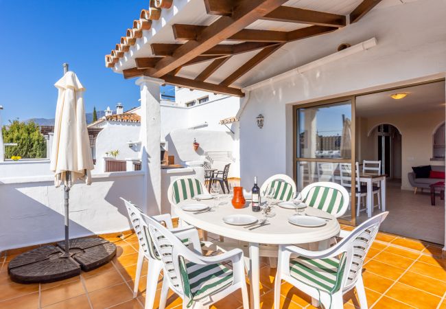 Апартаменты на Benalmádena - Pueblo Evita III, Benalmadena - 3 BED / 2 BATH, terrace, sea view