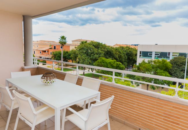 Апартаменты на Хавеа / Javea - Golden Gardens Duplex I Apartment Javea Arenal , 3 Terrazas, AC, Piscina, a solo 600m de la Playa!