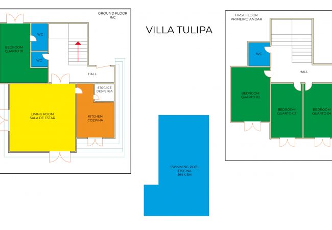 Вилла на Albufeira - Villa Tulipa | 4 Quartos | Piscina Privada | Albufeira