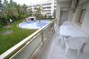 Appartement à Salou - Jardines Paraisol: 2 chambres, grande terrasse, résidence de qualité avec belle piscine, à quelques minutes des plages et commerces Salou