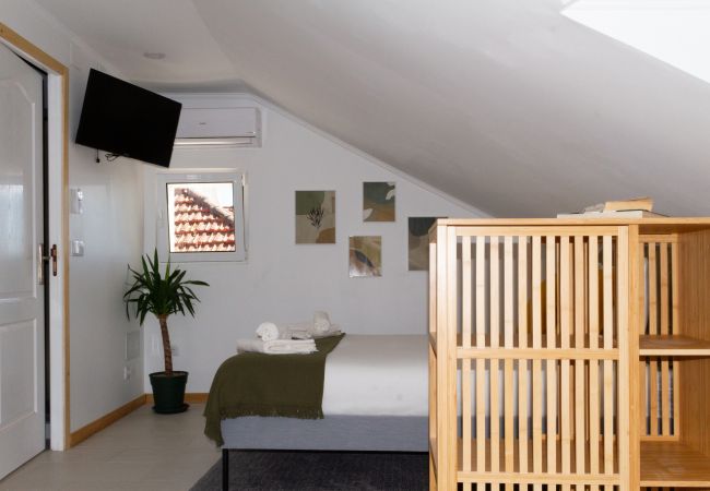 Appartement à Seixal - Loft avec terrasse et vue fleuve à Seixal. Climatisation. Idéal pour 2 personnes.
