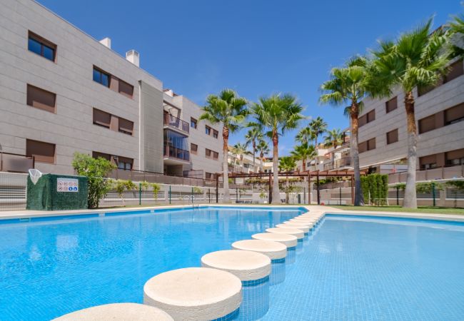 Appartement à Javea - Golden Star Apartment Javea Arenal, avec terrasse, climatisation et piscine communautaire