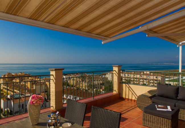 Apartment in Torrox Costa - Panorama - Penthouse with 3 terraces and sea view