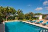 Private swimming pool of the villa Sa Canova in Menorca