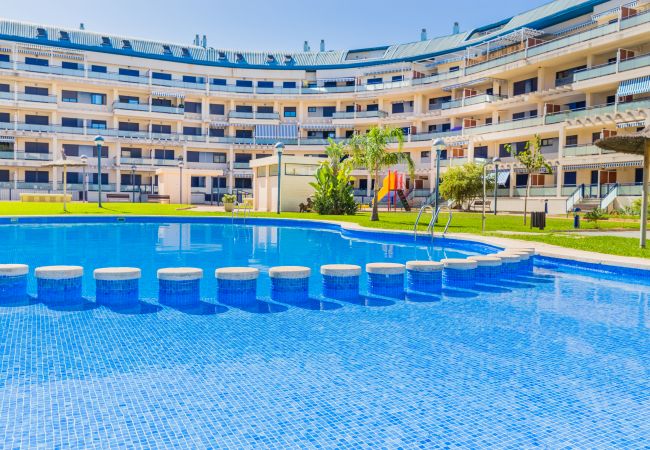 Apartment in Denia - Denia Beach Apartment Sueños del Mar II  with Terrace & Pool