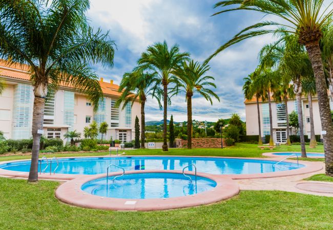 Apartment in Javea - Golden Gardens Apartment I Javea Arenal, Terrace, AACC, Wifi and only 600m from the Beach