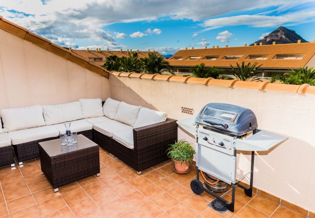 Apartment in Javea / Xàbia - Golden Gardens Duplex I Apartment Javea Arenal s, 3 Terraces, AACC, Wifi and only 600m from the Beach