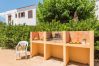 outdoor barbecue to enjoy the food and the good weather in Menorca