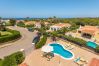 The villa Venus is located in a very quiet area of Menorca and close to the beach.