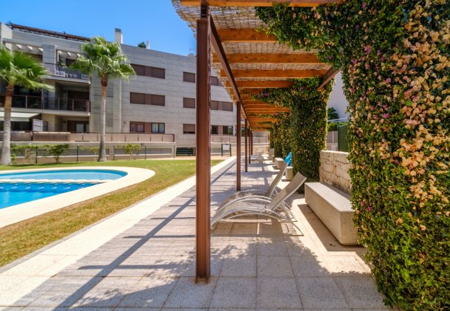 Apartment in Javea - Golden Star Apartment Javea Arenal, with Terrace, AC and Community Pool